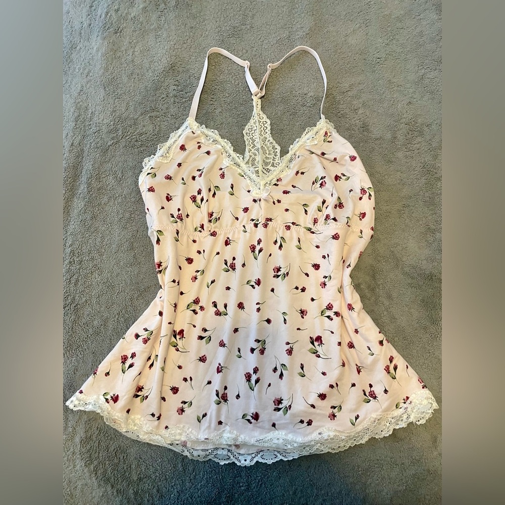 Marilyn Monroe Cream Lace Fitted Camisole